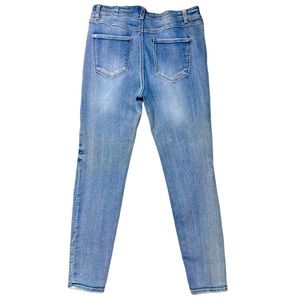 WAX JEAN Women’s Button Front High Waist Skinny Jeans Size 13/31